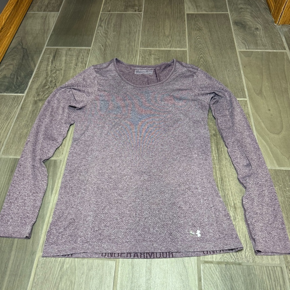 Under Armour Threadborne Heatgear Women's Heathered Long Sleeve Tee Athletic